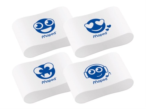ERASER na vymazanie WHITE MAPED Essentials Soft SOFT ELASTIC