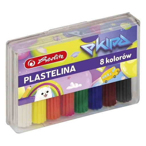 Plastelína 8 farieb, Team