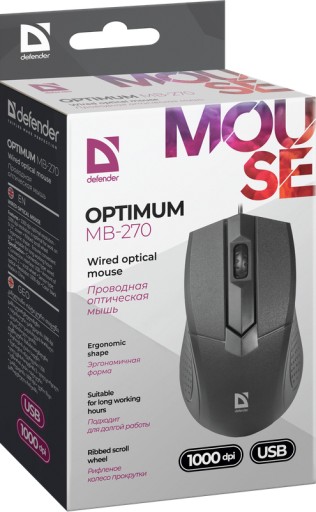 Drôtová myš Defender Defender OPTIMUM MB-270 O
