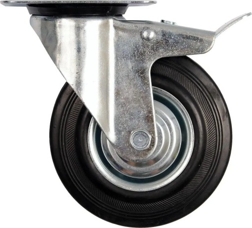 Gumové otočné koliesko s brzdou 75mm 87321 Vorel