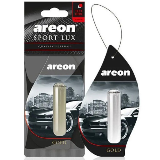 Prívesok s vôňou do auta s AREON LIQUID SPORT LUX GOLD REFRESH
