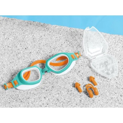Plavecké okuliare BESTWAY Aquanaut Essential s príslušenstvom