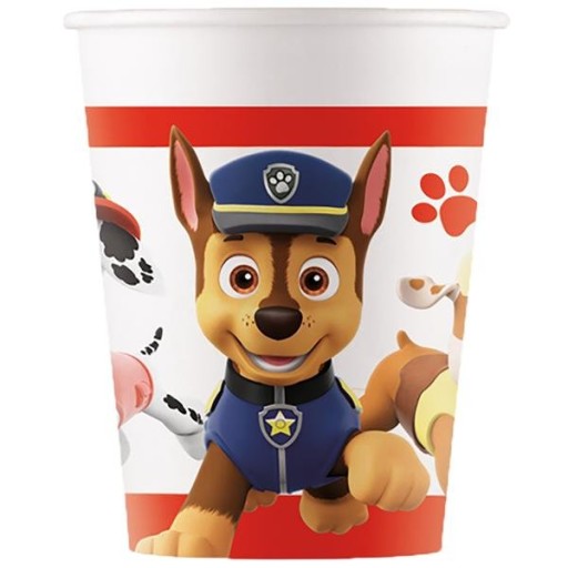 Papierové poháre, Chase Paw Patrol - 8 ks.