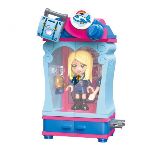 MINIFIGUROVÉ BLOKY QMAN UNA ŠATNÍK S OBLEČENÍM