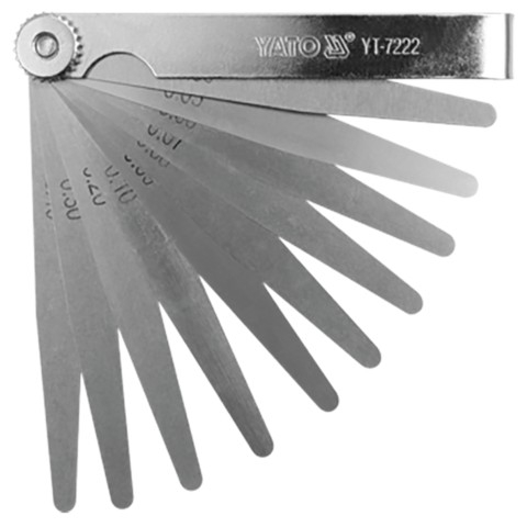 FEELER MERAČ 0,02-1MM 200M /17 ČEPELÍ YT-7221