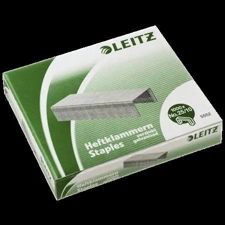 Spony Leitz Power Performance 25/10 1000ks strieborné