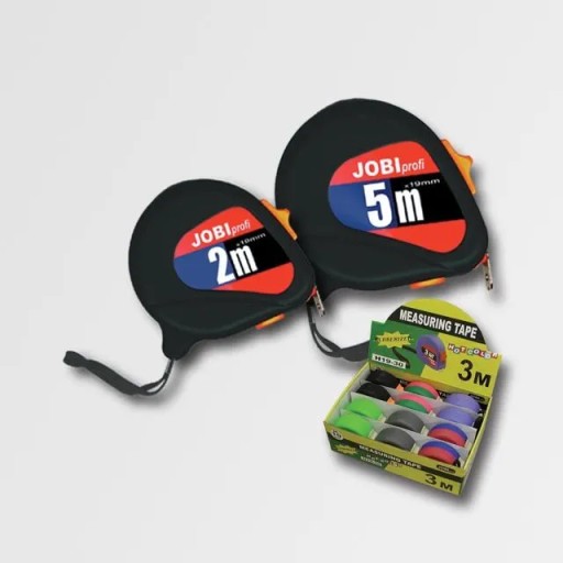 Pogumovaná zvinovacia páska meria 7,5 m / 25 mm JOBI
