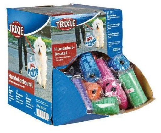 Trixie Farebné vrecká na exkrementy 1 rolka