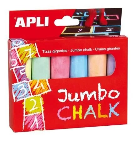 Kriedy Jumbo Apli Kids - 6 farieb