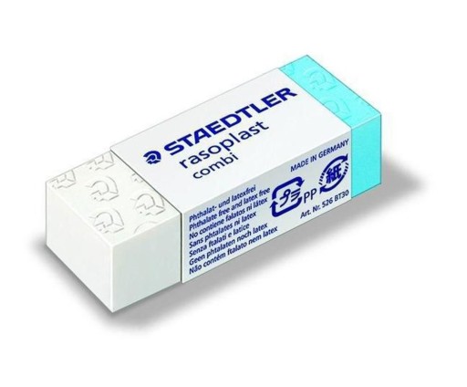 STAEDTLER RASOPLAST COMBI GUMA 43 X 19 X 13 MM