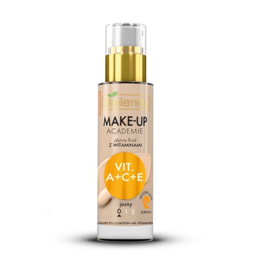 BIELENDA MAKE-UP tekutý tekutý základ na tvár s vitamínmi 0 LIGHT 30 ml
