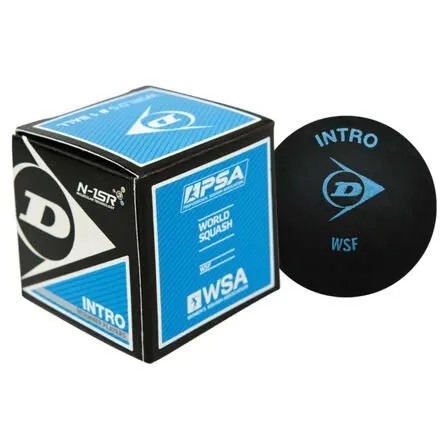DUNLOP INTRO SQUASH LOPTA 1 MODRÁ BODKA