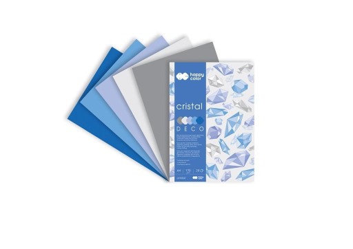 DECO CRISTAL TECHNICAL BLOCK A4 20 LIST 5 FAREB 170g/m2 SCRAPBOOKING