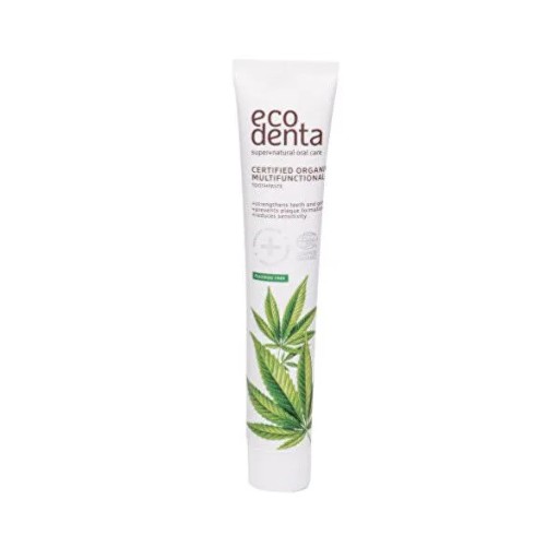 Bio zubná pasta Ecodenta Hemp Oil bez fluoridu 75ml