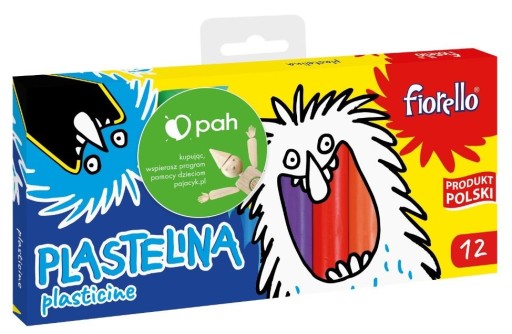 Fiorello plastelína 12col