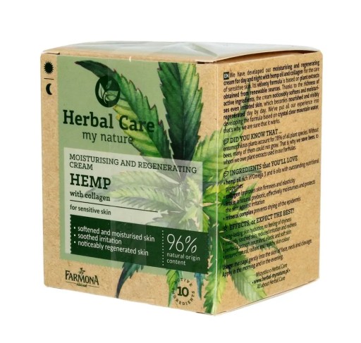 Farmona Herbal Care Konopný krém na tvár 50 ml