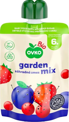 Ovocná zmes pyré po 6 mesiacoch veku BIO 90 g