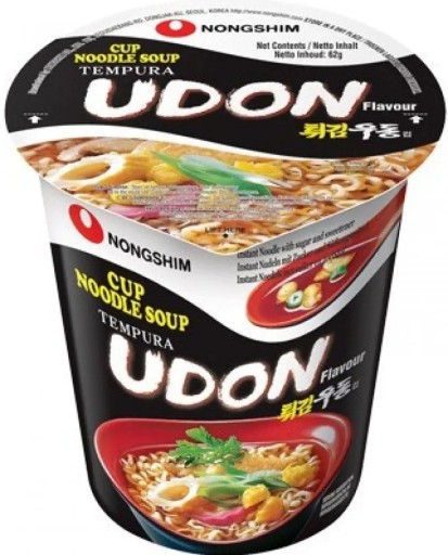 Kórejská polievka v šálke Udon Tempura 62g