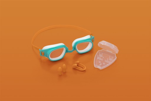 Plavecké okuliare AQUANAUT ESSENTIAL 713 s nosovým mostíkom