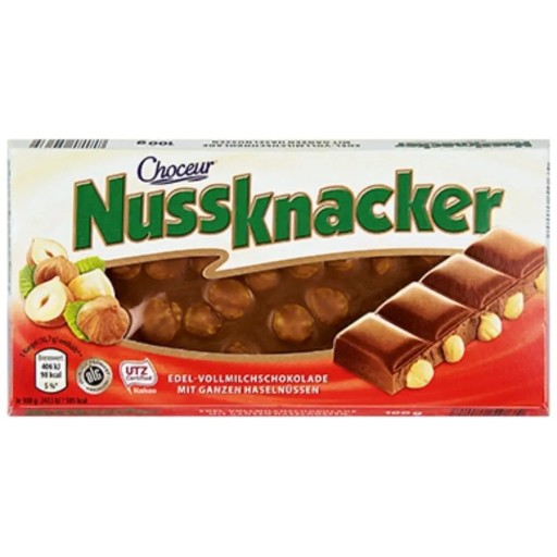 Choceur Nussknacker mliečna čokoláda s orechmi 100g