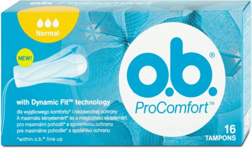 Tampóny OB Pro Comfort Normal 16 kusov