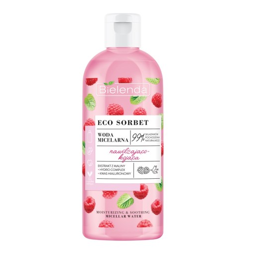Bielenda Eco Sorbet micelárna voda hydratačná a upokojujúca 500 ml