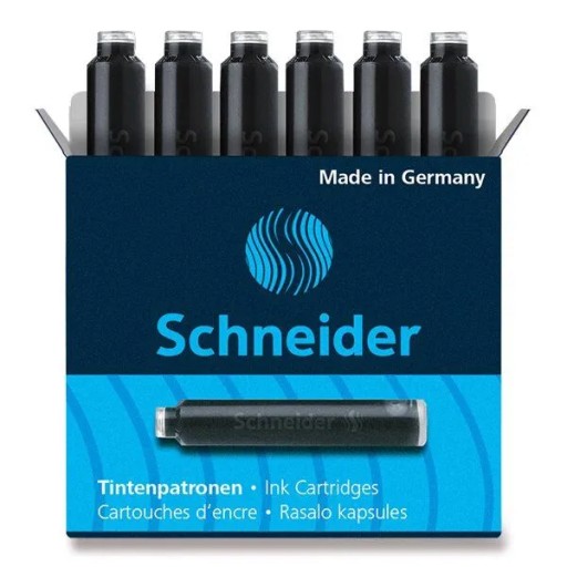 KRÁTKE NÁPLŇKY 6601 ČIERNA 6 ks. SCHNEIDER