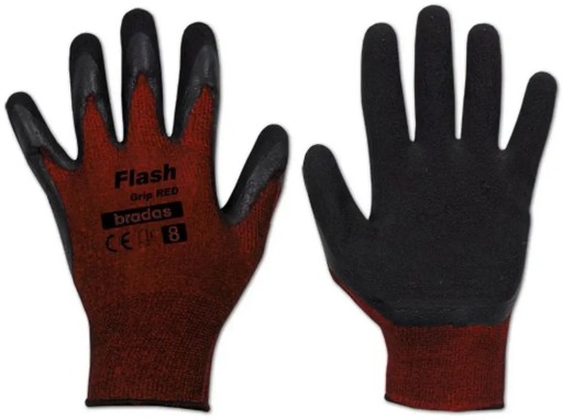 Ochranné pracovné rukavice Bradas FLASH GRIP RED 6