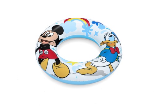 Mickey Mouse nafukovací kruh na plávanie 56 cm