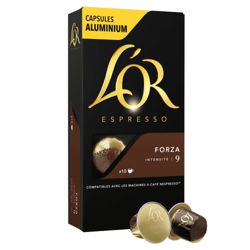 Nespresso Jacobs L'OR Espresso FORZA 10 kapsúl