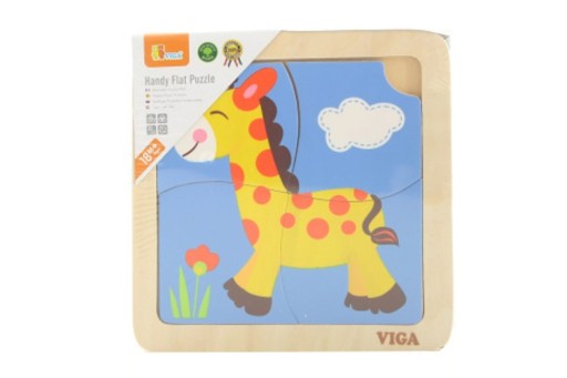 Viga 51319 Puzzle na podložke - Žirafa