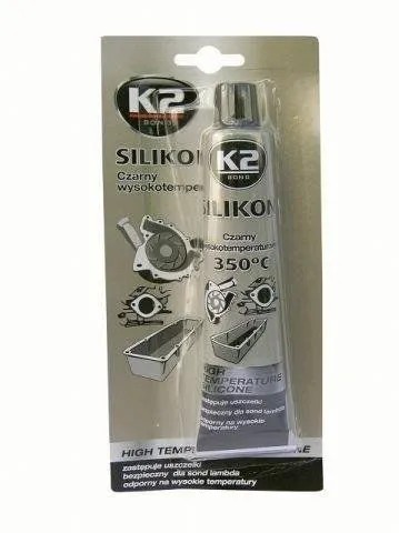 K2 VYSOKOTEPLOTNÝ SILIKÓN ČIERNY 350°C 85G
