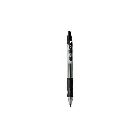 BIC GEL-OCITY čierne automatické gélové pero, 0,7 mm