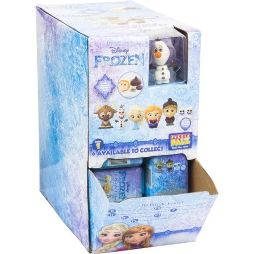 Frozen gumy figúrky 3D puzzle prekvapenia