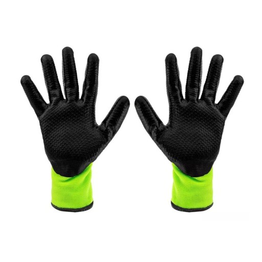 NEO zateplené pracovné rukavice, nylon potiahnutý latexom, 4142X, veľkosť 10