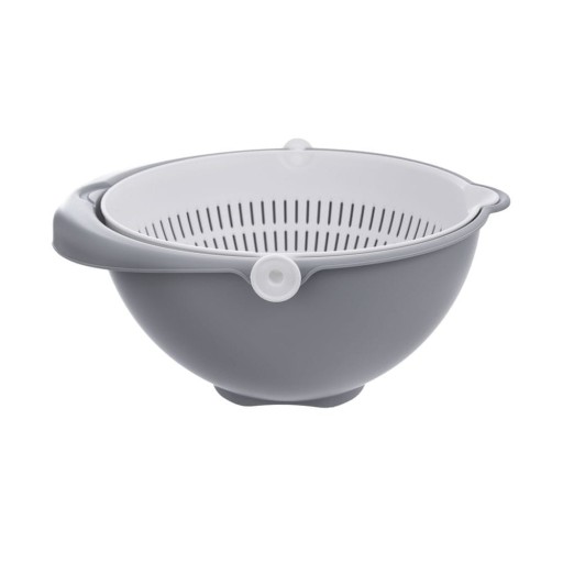 Miska so sitkom Plastové sitko 250 mm Cedník 2v1 otočný
