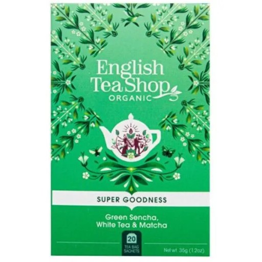 English Tea Shop Zelený čaj Sencha, Matcha a biely čaj