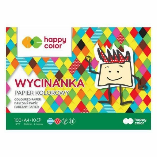 Vykrajovačka A4 veľká 10col 100g Happy Col