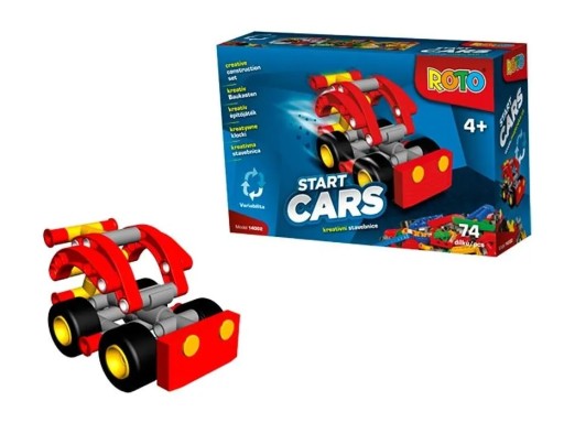 Roto Start Cars blokuje 74 prvkov