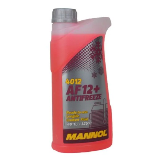 Af12+ chladiaca kvapalina do -40 ružová Mannol 1l