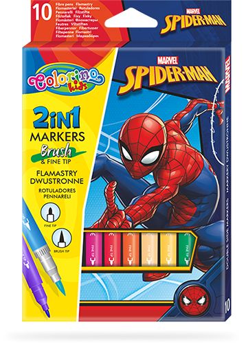 COLORINO VÝLETY, OBOJSTRANNÉ VÝLETY, 10 COL. MARVEL SPIDERMAN 91833