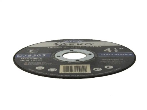 Kotúč na rezanie kovu 115x22,2 mm G78203 Kotúč GEKO PREMIUM 115x1,6 Inox
