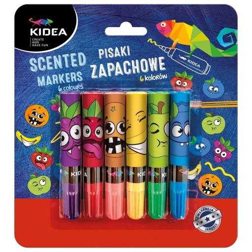 Vonné perá 6 farieb Kidea Set