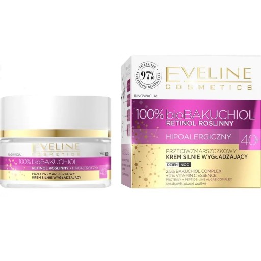 Eveline Cosmetics Biobakuchiol krém na tvár 40+