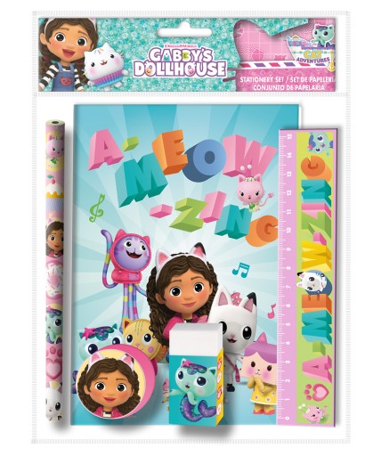 Gabby's Dollhouse 5-dielna písacia súprava
