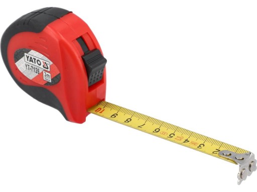 Zvinovací meter 3 m x 16 mm Zvinovací meter YT-7126 YATO