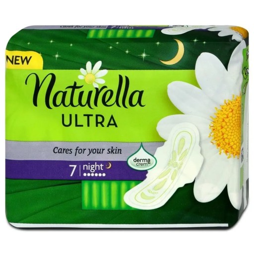NATURELLA ULTRA NIGHT SANITÁRNE VLOŽKY 7 KS