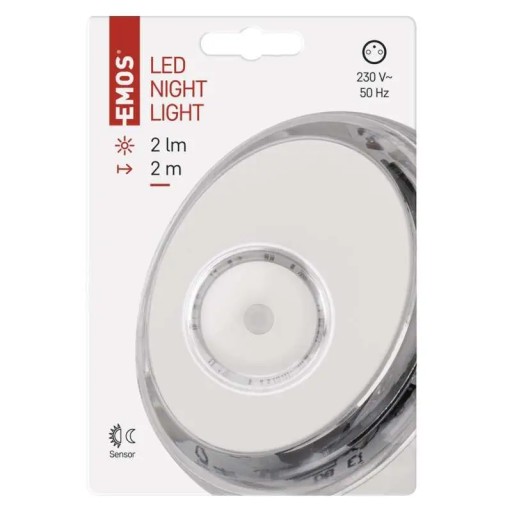 LED nočné svietidlo do zásuvky 230V so súmrakovým senzorom EMOS Lighting P330