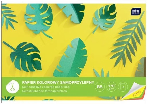 FAREBNÉ KARTY, BLOK NA VÝTVARNÉ PRÁCE, NÁLEPKA