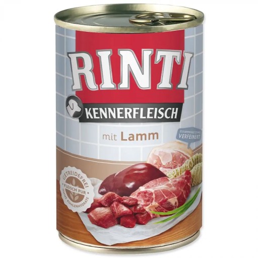 Rinti Kennerfleisch lamb 400g mokré krmivo pre psov